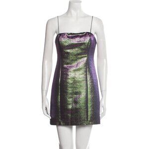Likely — Hayley Metallic Mini Dress — Size S (US 4)
